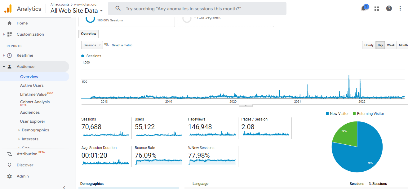 Visitor Analysis Report